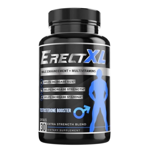 ErectXL Male Performance + MULTIVITAMIN – Increase Size, Strength, Stamina | Nitric Oxide & Testosterone Enhancer w/GoatWeed & MacaRoot +19 Natural Ingredients